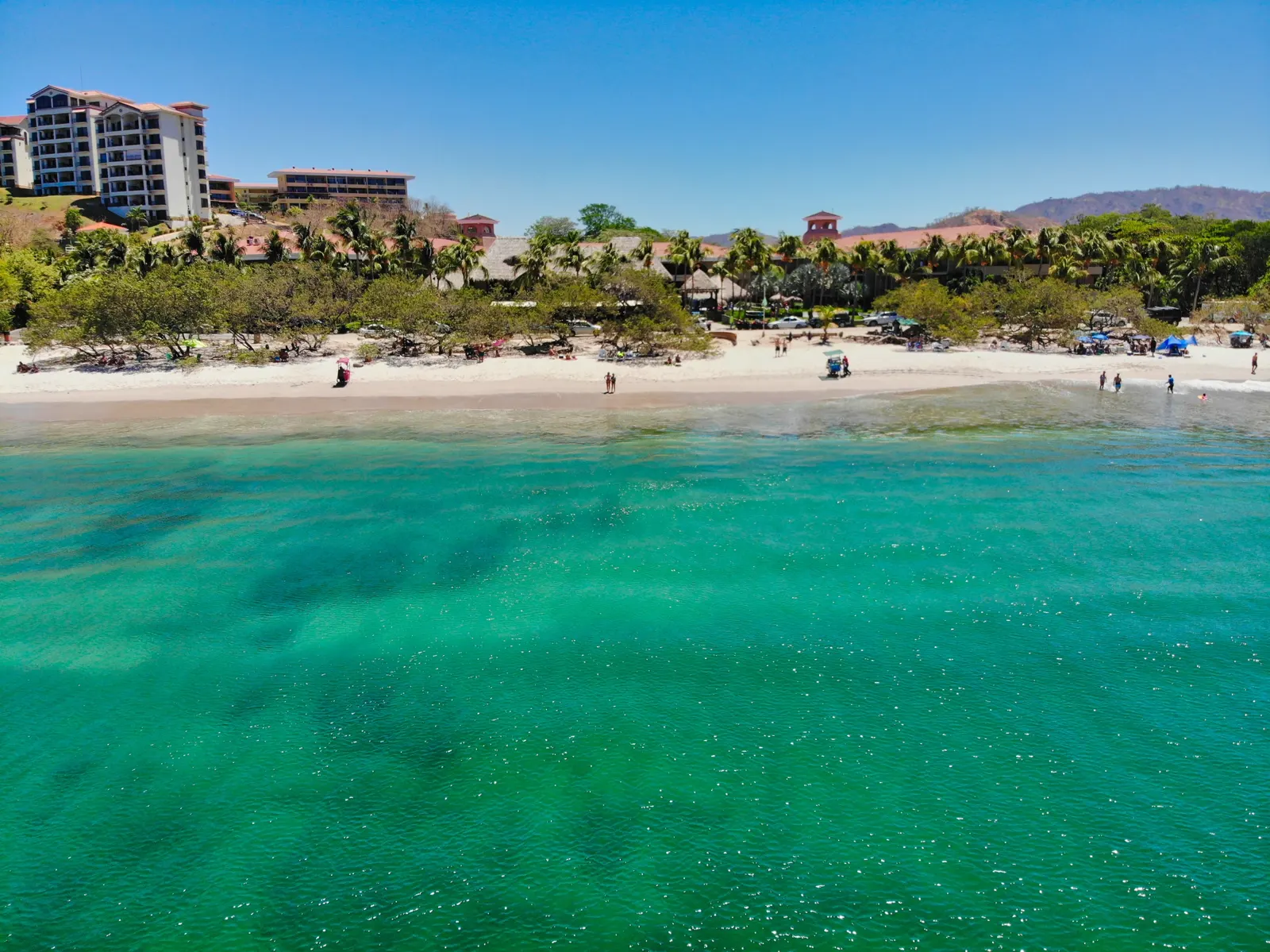 Frente de playa en la costa de Guanacaste